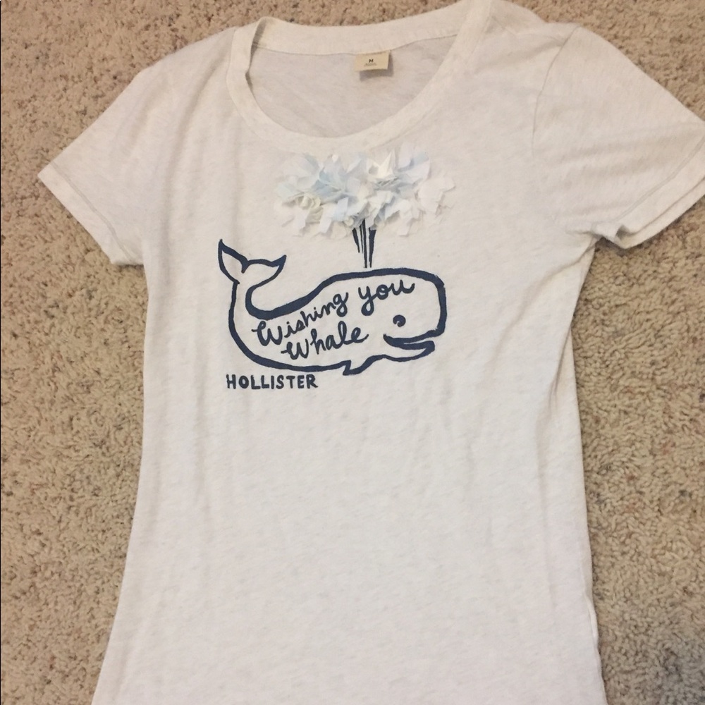 Off white hollister fitted tee
